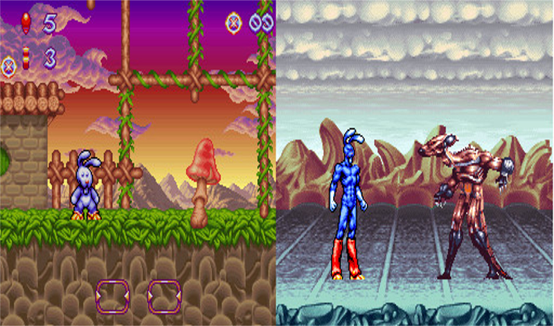 Seriously, both the left and right images are part of the same game.